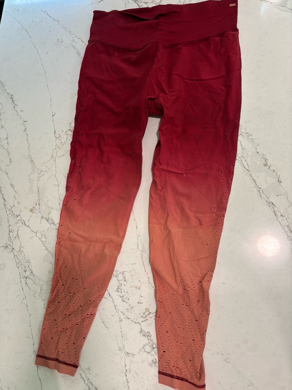 Ombre Pink Seamless Leggings